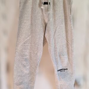 Essentials Mens Gray Sweatpants